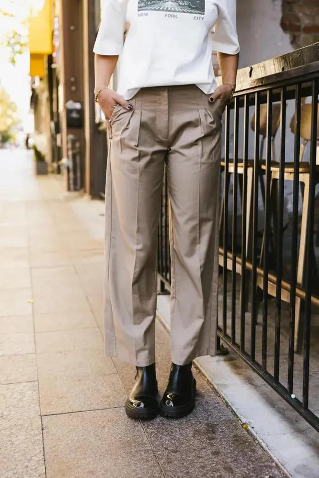 Bohme Sets Marissa Straight Leg Pants Mocha 8211 Women Bohme Sets Marissa Straight Leg Pants Mocha 8211 Women