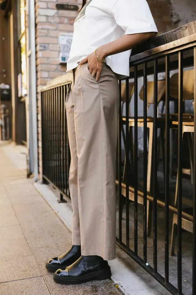 Bohme Sets Marissa Straight Leg Pants Mocha 8211 Women Bohme Sets Marissa Straight Leg Pants Mocha 8211 Women