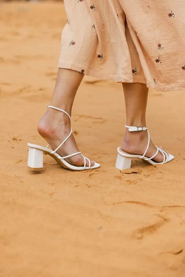 Bohme Shoes Leona Heels In White White 8211 Women Bohme Shoes Leona Heels In White White 8211 Women
