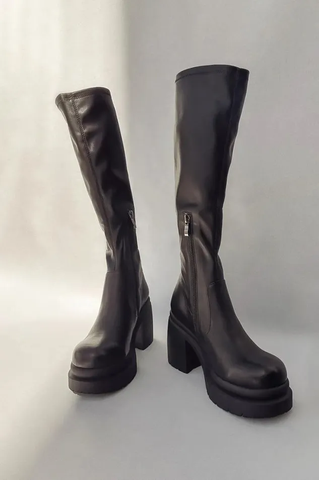 Bohme Shoes Steve Madden Linnie Knee High Boots Black 8211 Women