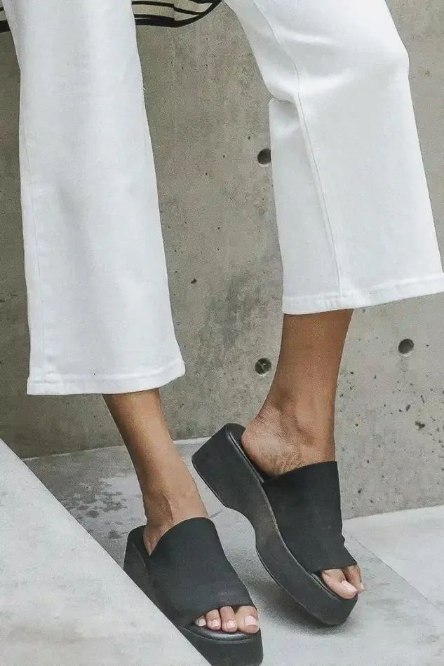 Bohme Shoes Steve Madden Slinky Platform Sandals Black 8211 Women
