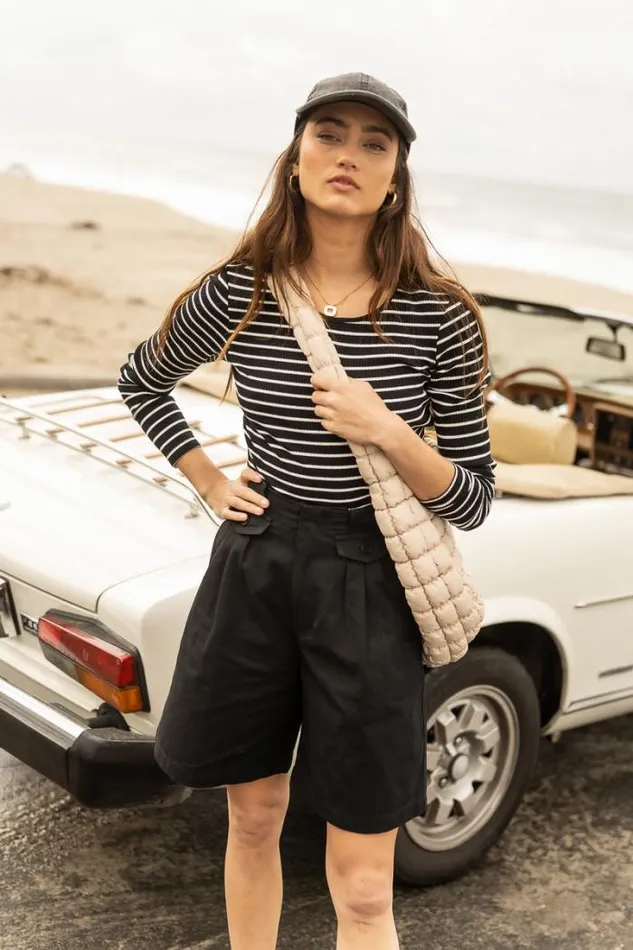 Bohme Shorts Amelia Bermuda Shorts In Black 8211 FINAL SALE Black 8211 Women Bohme Shorts Amelia Bermuda Shorts In Black 8211 FINAL SALE Black 8211 Women