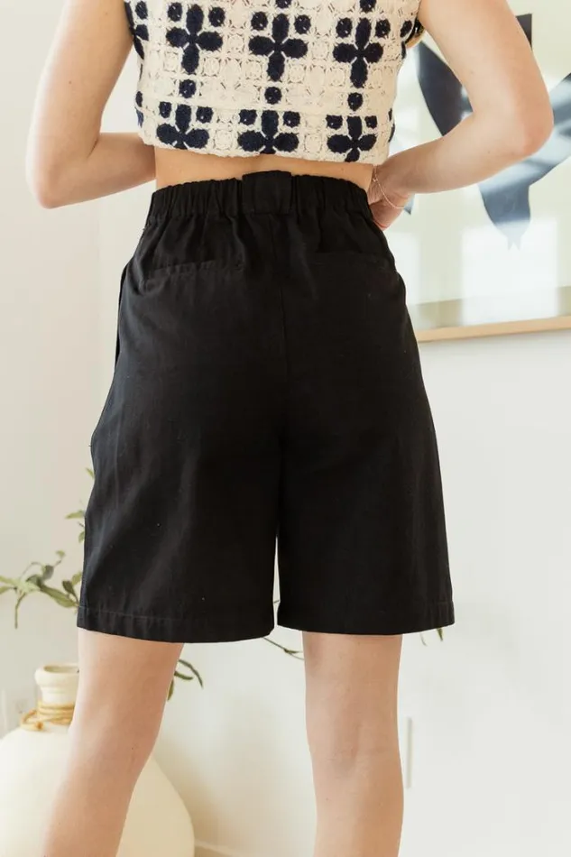 Bohme Shorts Amelia Bermuda Shorts In Black 8211 FINAL SALE Black 8211 Women Bohme Shorts Amelia Bermuda Shorts In Black 8211 FINAL SALE Black 8211 Women