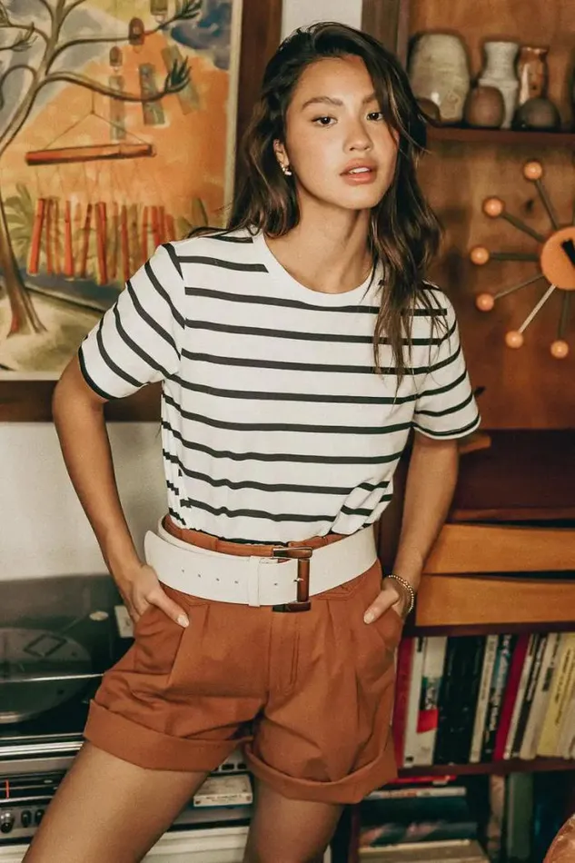 Bohme Shorts Amelia Bermuda Shorts In Rust 8211 FINAL SALE Rust 8211 Women Bohme Shorts Amelia Bermuda Shorts In Rust 8211 FINAL SALE Rust 8211 Women