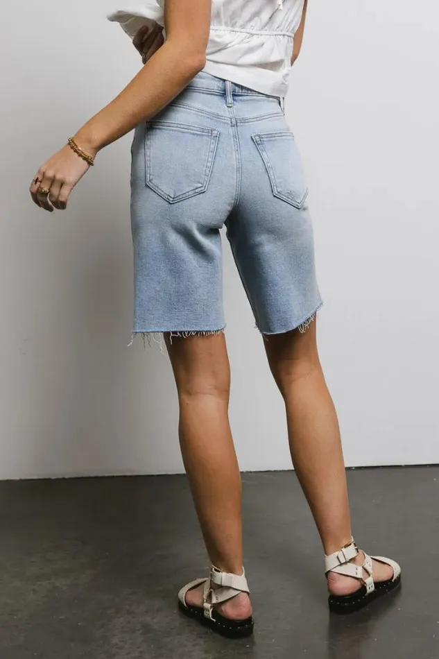 Bohme Shorts Rebecca Bermuda Shorts In Light Wash Light Wash 8211 Women Bohme Shorts Rebecca Bermuda Shorts In Light Wash Light Wash 8211 Women