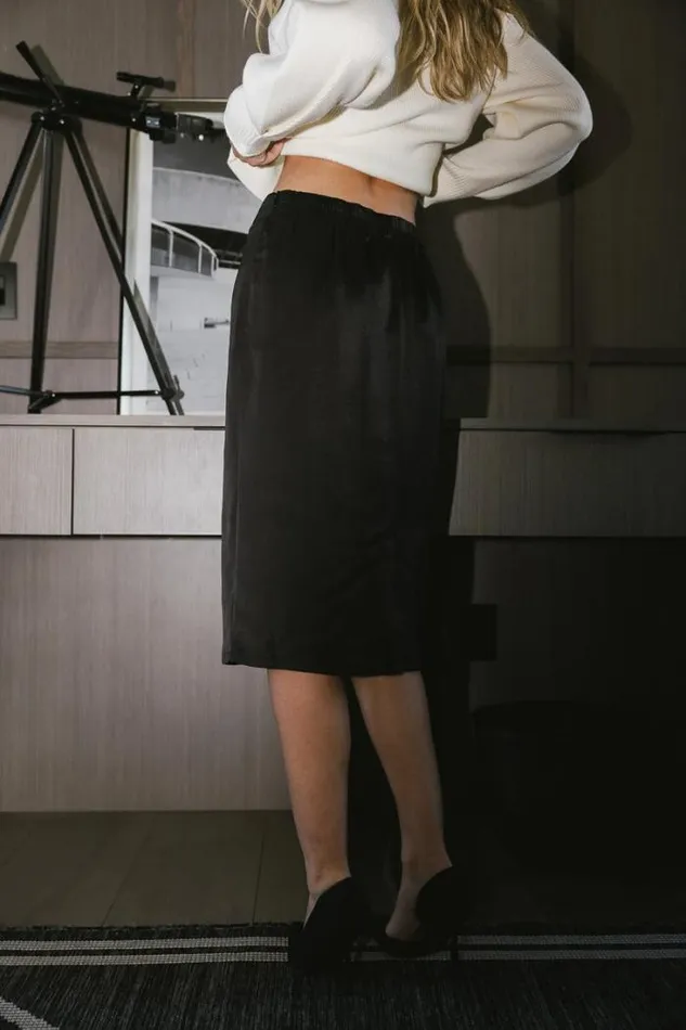 Bohme Skirts Elizabeth Skirt In Black Black 8211 Women Bohme Skirts Elizabeth Skirt In Black Black 8211 Women