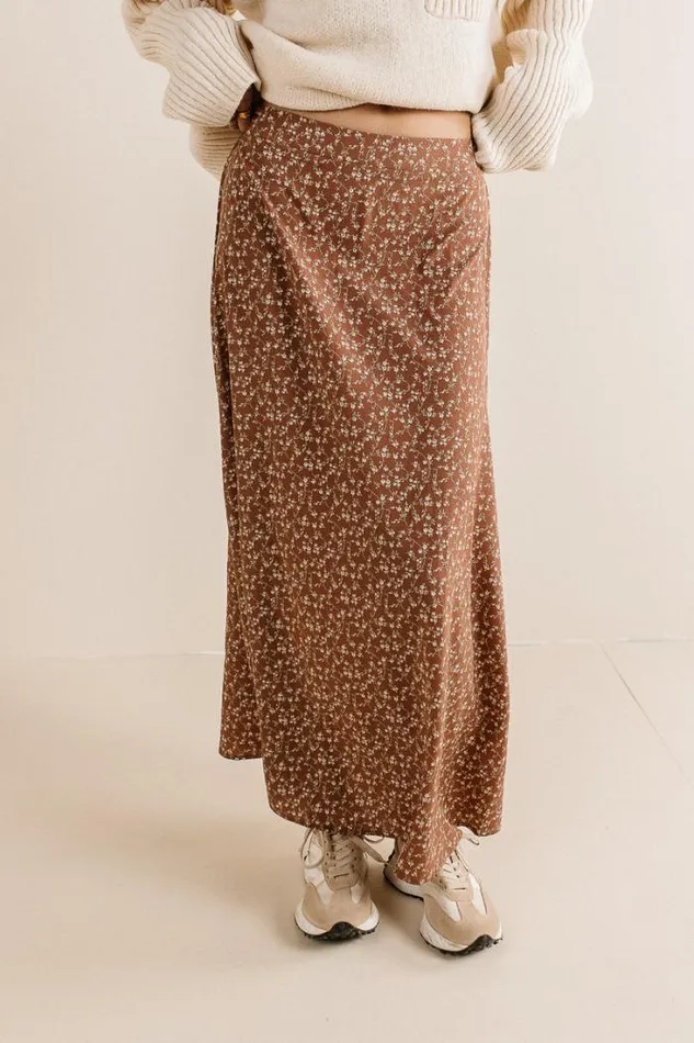 Bohme Skirts Evelyn Floral Skirt 8211 FINAL SALE Mauve 8211 Women Bohme Skirts Evelyn Floral Skirt 8211 FINAL SALE Mauve 8211 Women
