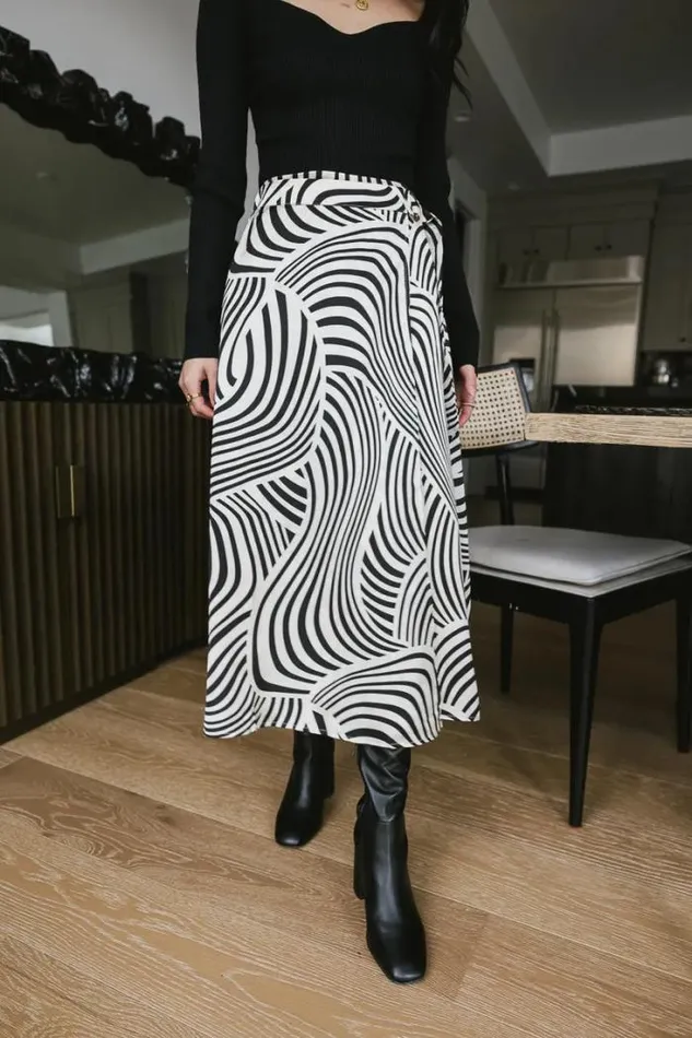 Bohme Skirts Lydia Abstract Skirt Ivory 8211 Women
