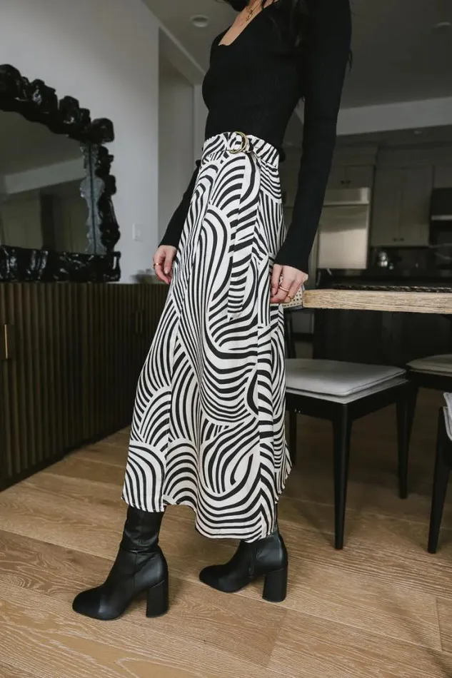 Bohme Skirts Lydia Abstract Skirt Ivory 8211 Women Bohme Skirts Lydia Abstract Skirt Ivory 8211 Women