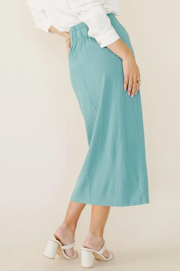 Bohme Skirts Nori Wrap Skirt In Teal 8211 FINAL SALE Teal 8211 Women Bohme Skirts Nori Wrap Skirt In Teal 8211 FINAL SALE Teal 8211 Women