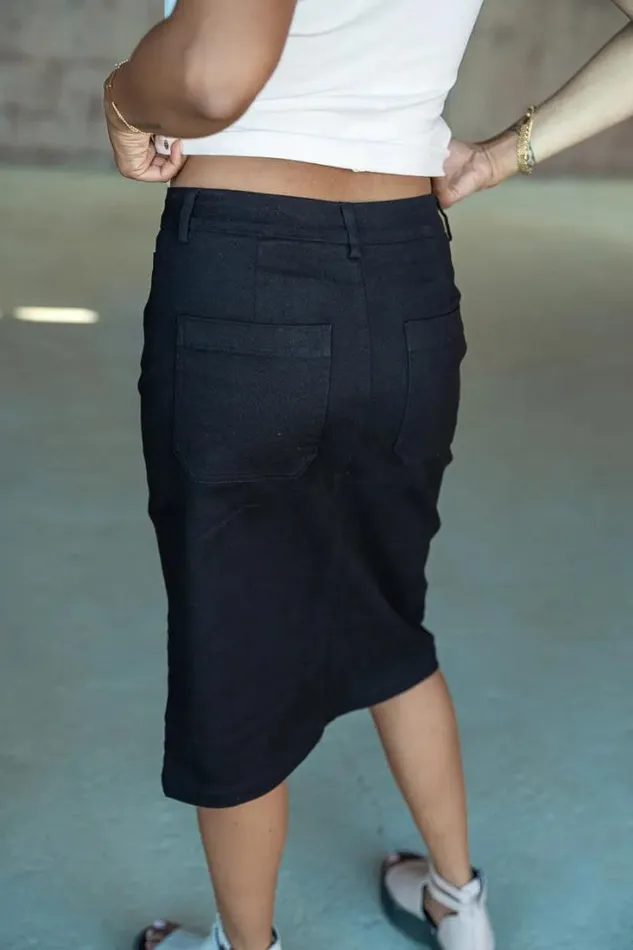 Bohme Skirts Sofia Skirt In Black 8211 FINAL SALE Black 8211 Women Bohme Skirts Sofia Skirt In Black 8211 FINAL SALE Black 8211 Women