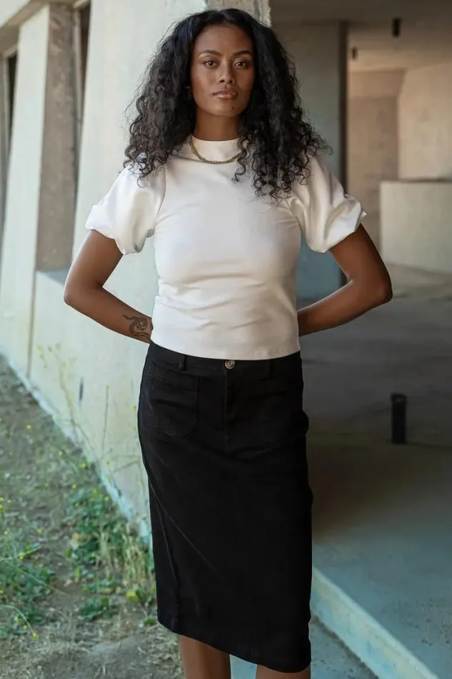 Bohme Skirts Sofia Skirt In Black 8211 FINAL SALE Black 8211 Women Bohme Skirts Sofia Skirt In Black 8211 FINAL SALE Black 8211 Women