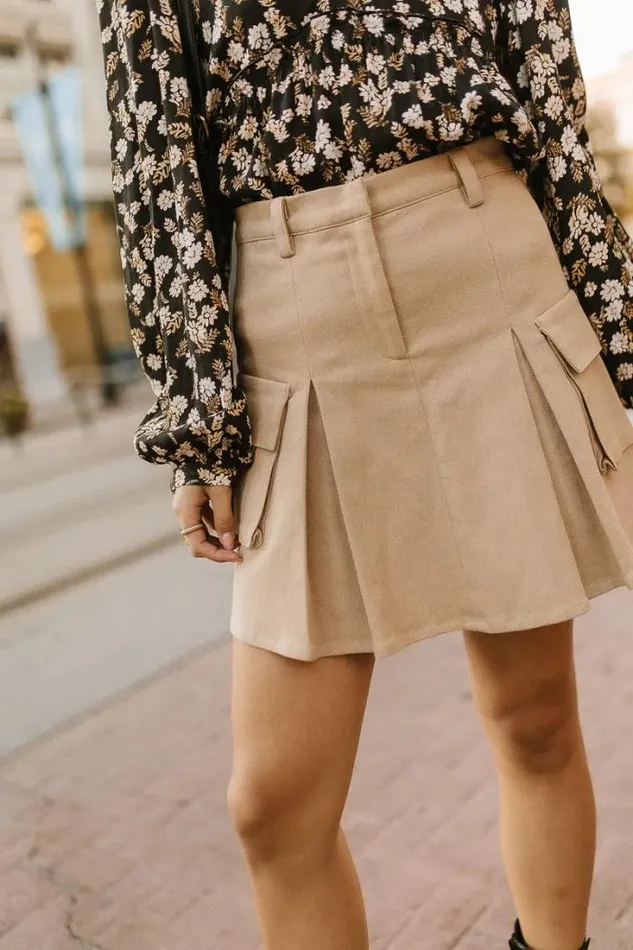 Bohme Skirts Sora Utility Skirt In Khaki 8211 FINAL SALE Khaki 8211 Women
