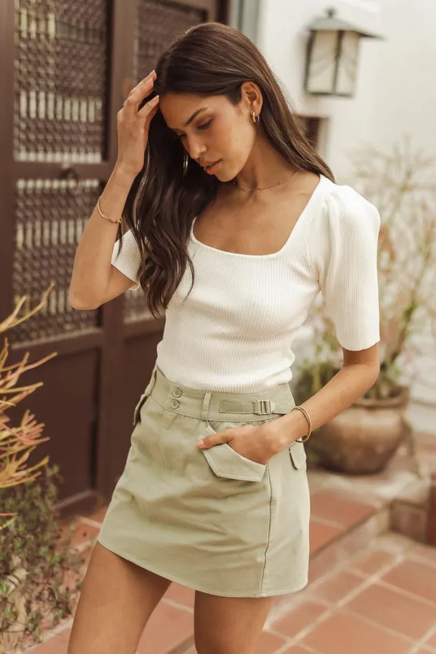 Bohme Skirts Toby Utility Skirt 8211 FINAL SALE Olive 8211 Women Bohme Skirts Toby Utility Skirt 8211 FINAL SALE Olive 8211 Women