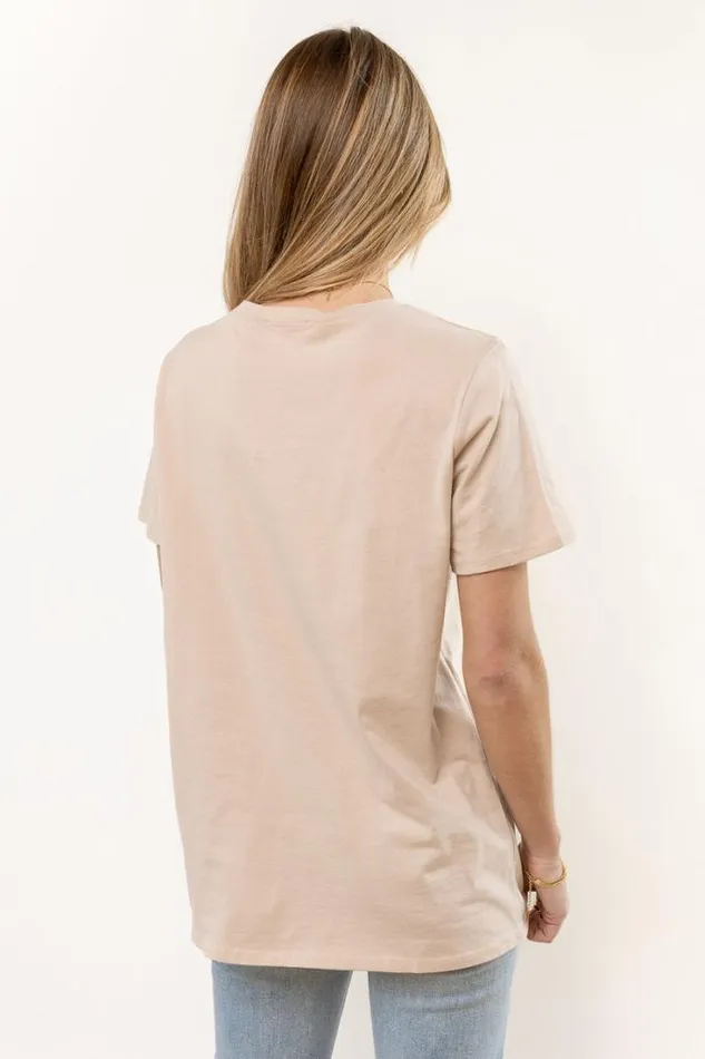 Bohme Tees and Tanks Love And Peace Graphic Tee 8211 FINAL SALE Natural 8211 Women Bohme Tees and Tanks Love And Peace Graphic Tee 8211 FINAL SALE Natural 8211 Women