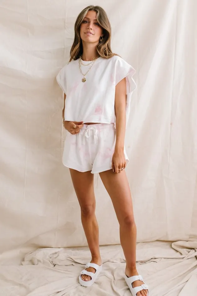 Bohme Tees and Tanks Myrah Tie Dye Top 8211 FINAL SALE Pink 8211 Women Bohme Tees and Tanks Myrah Tie Dye Top 8211 FINAL SALE Pink 8211 Women