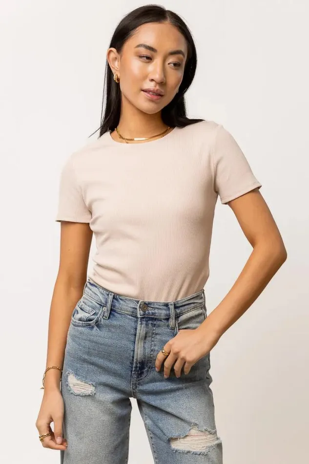 Bohme Tees and Tanks Rickie Top In Taupe 8211 FINAL SALE Taupe 8211 Women