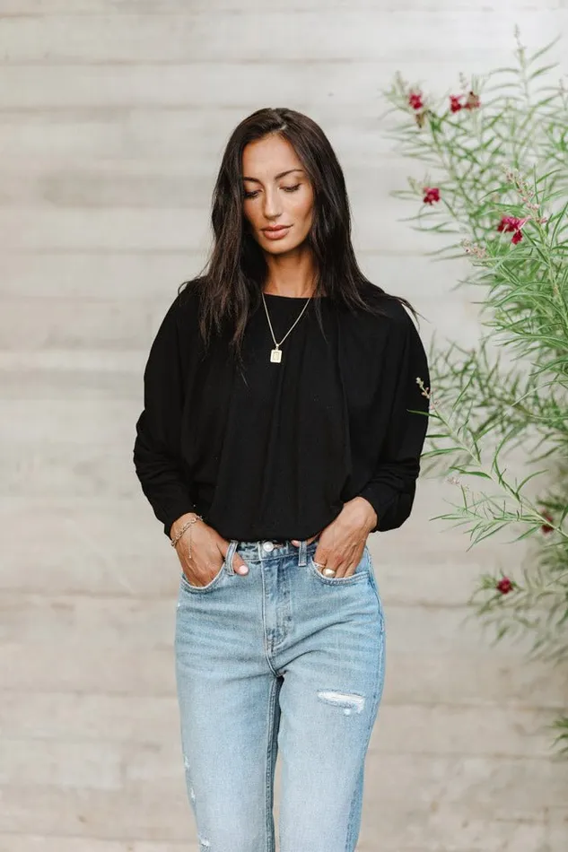 Bohme Tees and Tanks Trista Ruched Sleeve Top 8211 FINAL SALE Olive 8211 Women Bohme Tees and Tanks Trista Ruched Sleeve Top 8211 FINAL SALE Olive 8211 Women