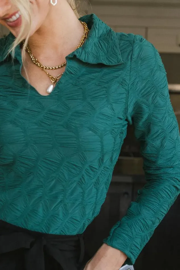 Bohme Tops Darra Textured Top In Green Green 8211 Women Bohme Tops Darra Textured Top In Green Green 8211 Women
