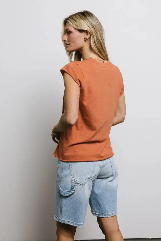 Bohme Tops Ember TShirt In Clay Clay 8211 Women