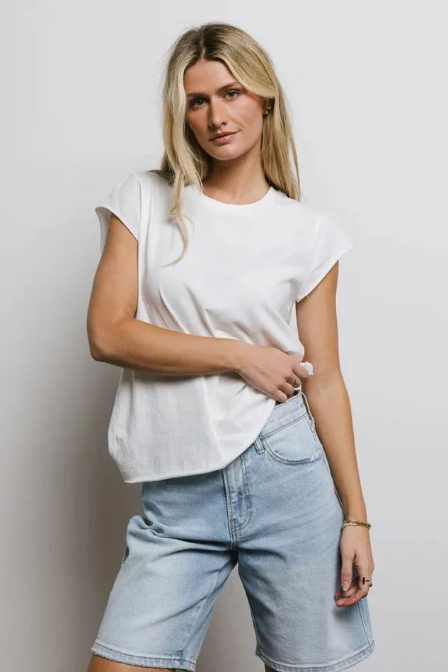 Bohme Tops Ember TShirt In Off White Off White 8211 Women