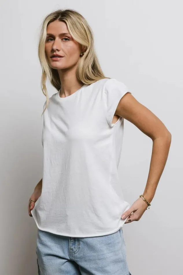 Bohme Tops Ember TShirt In Off White Off White 8211 Women