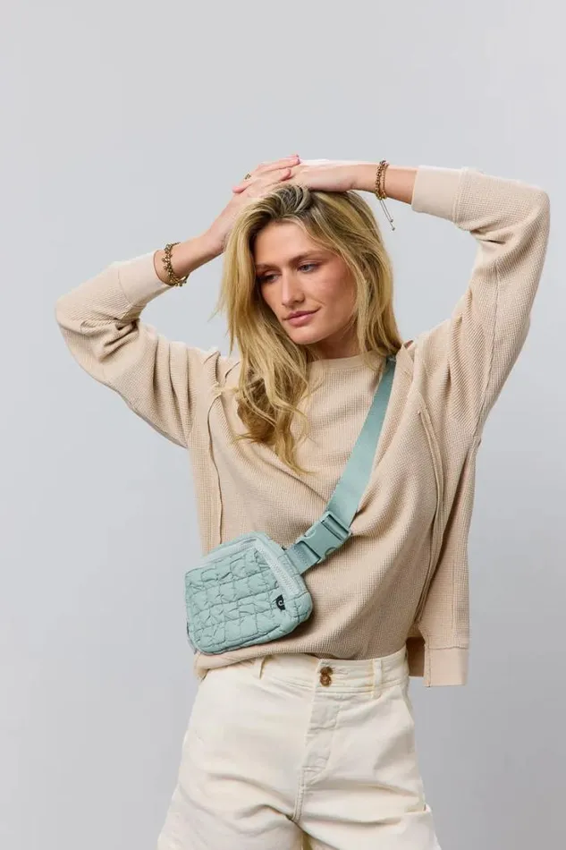 Bohme Tops Georgia Waffle Knit Top In Cream Cream 8211 Women