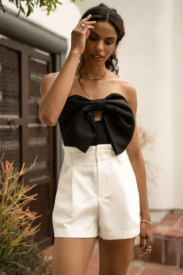 Bohme Tops Heidi Crop Top In Black 8211 FINAL SALE Black 8211 Women