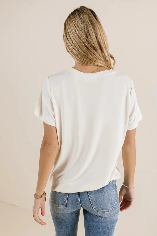 Bohme Tops Jalissa TShirt In Cream Cream 8211 Women Bohme Tops Jalissa TShirt In Cream Cream 8211 Women