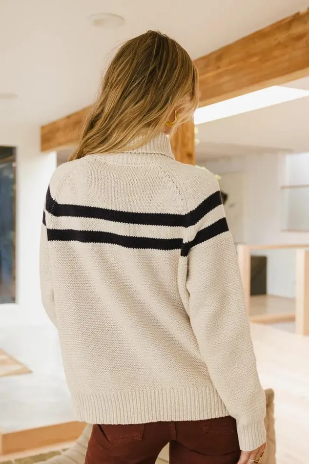 Bohme Tops Kaden Turtleneck Sweater Cream 8211 Women Bohme Tops Kaden Turtleneck Sweater Cream 8211 Women