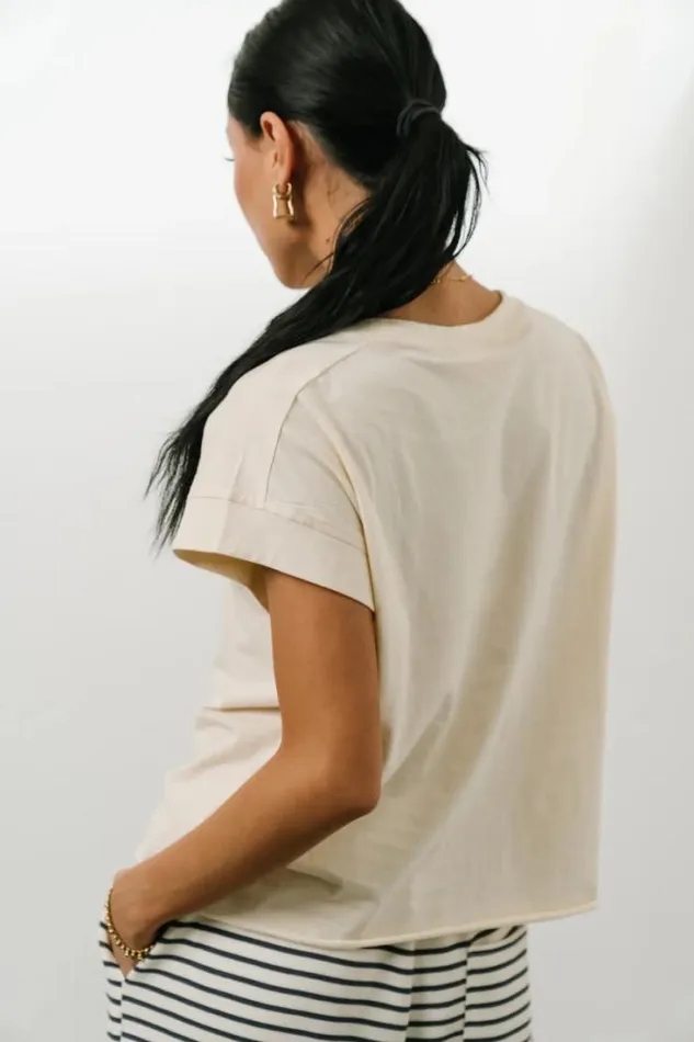 Bohme Tops Kaidence Muscle Tee In Ivory Ivory 8211 Women