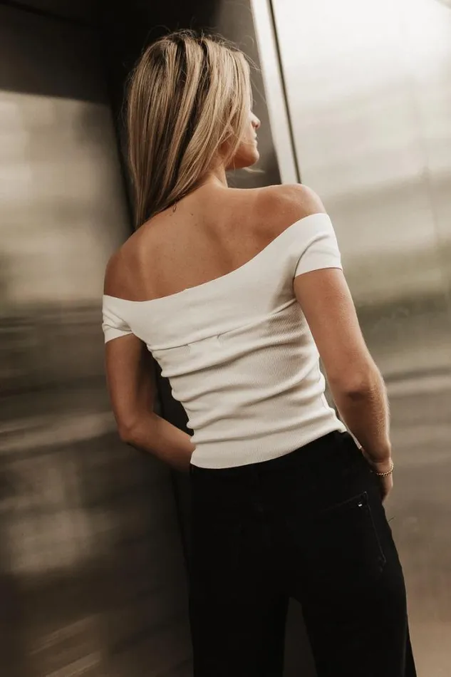 Bohme Tops Kayra Off The Shoulder Top 8211 FINAL SALE Cream 8211 Women