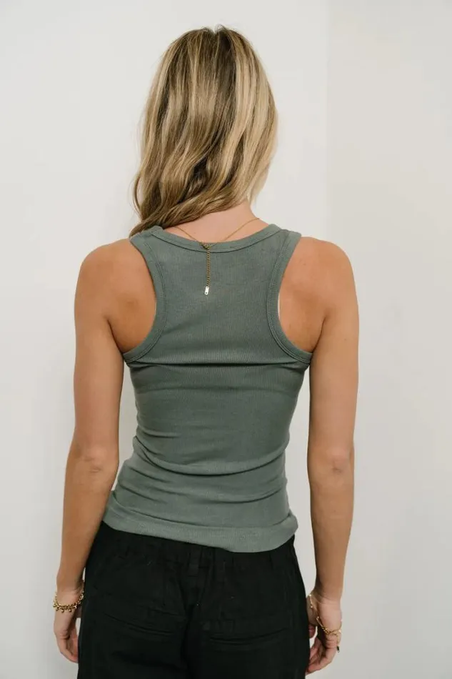 Bohme Tops Kendall Tank In Teal Teal 8211 Women Bohme Tops Kendall Tank In Teal Teal 8211 Women