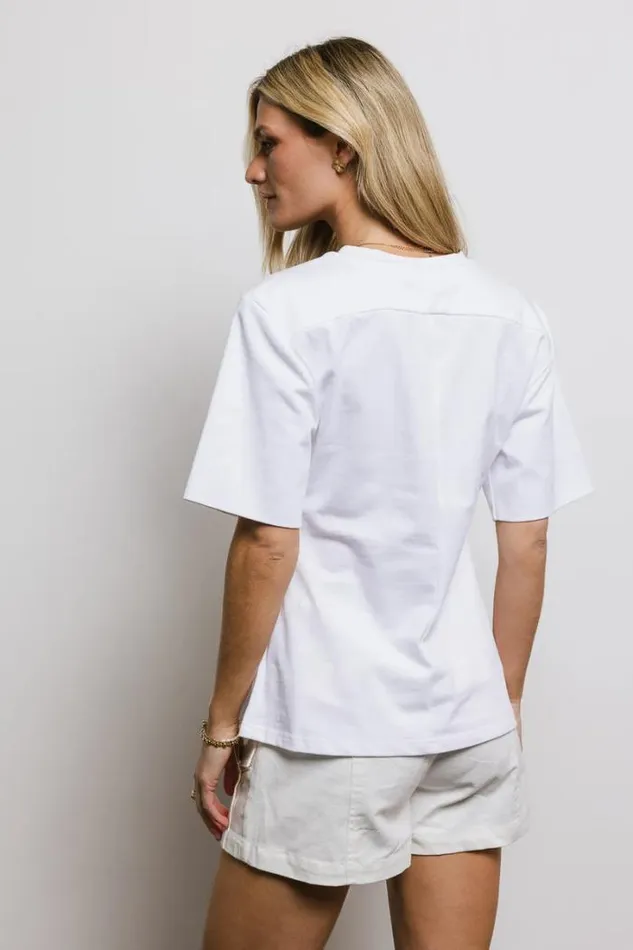 Bohme Tops Kyleigh TShirt In Off White Off White 8211 Women Bohme Tops Kyleigh TShirt In Off White Off White 8211 Women