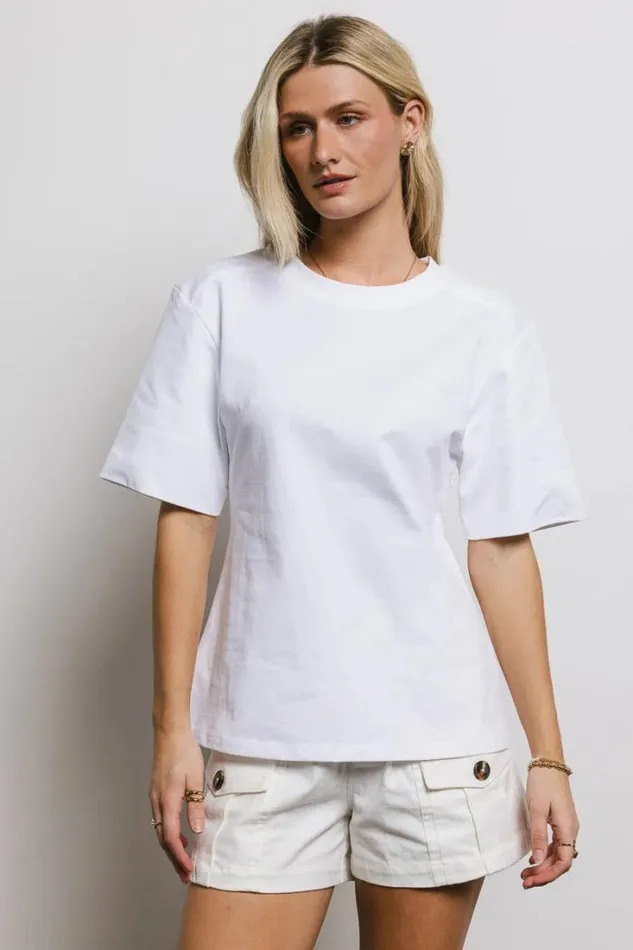 Bohme Tops Kyleigh TShirt In Off White Off White 8211 Women Bohme Tops Kyleigh TShirt In Off White Off White 8211 Women