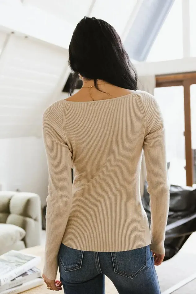 Bohme Tops Nyla Ribbed Sweater In Oatmeal Oatmeal 8211 Women Bohme Tops Nyla Ribbed Sweater In Oatmeal Oatmeal 8211 Women