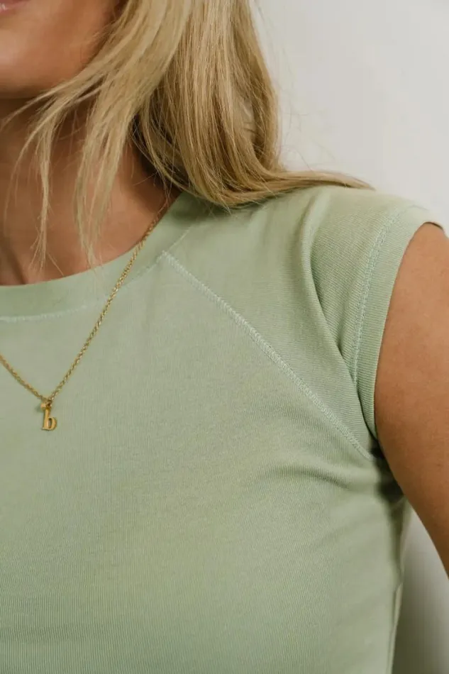 Bohme Tops Sadie TShirt In Sage Green 8211 Women Bohme Tops Sadie TShirt In Sage Green 8211 Women