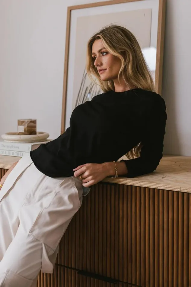 Bohme Tops Valerie Top In Black Black 8211 Women