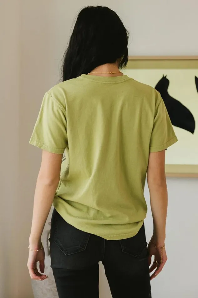 Bohme Tops Weezer Graphic Tee 8211 FINAL SALE Green 8211 Women Bohme Tops Weezer Graphic Tee 8211 FINAL SALE Green 8211 Women