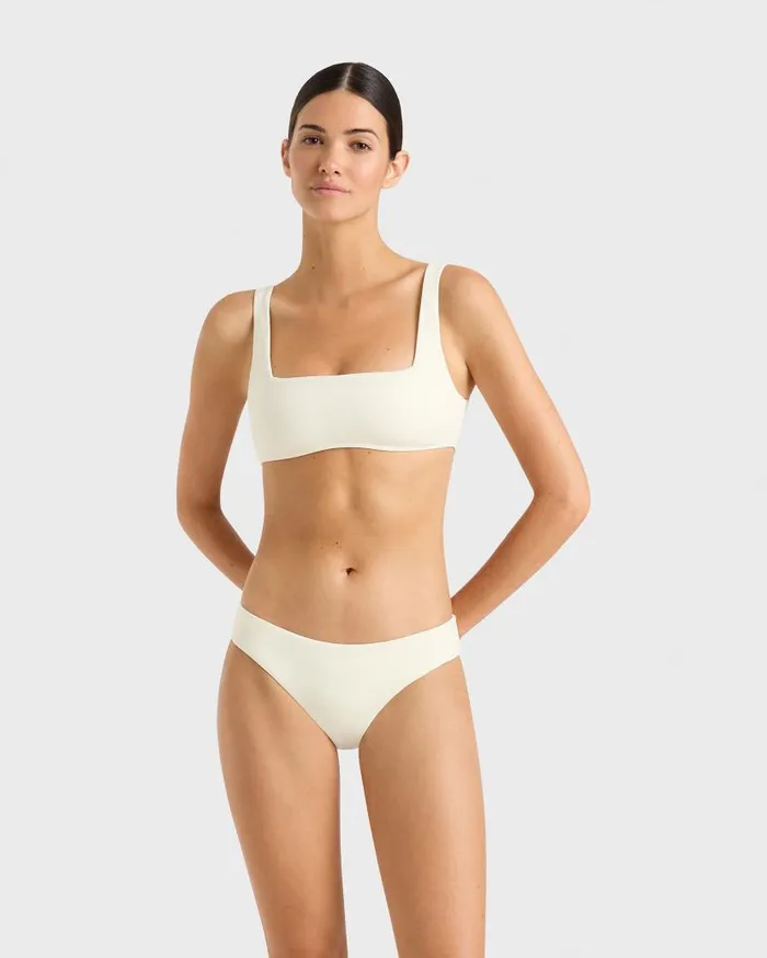 BONDI BORN Bikini Bottoms Nadine Bikini Bottom 8211 Porcelain 8211 Women