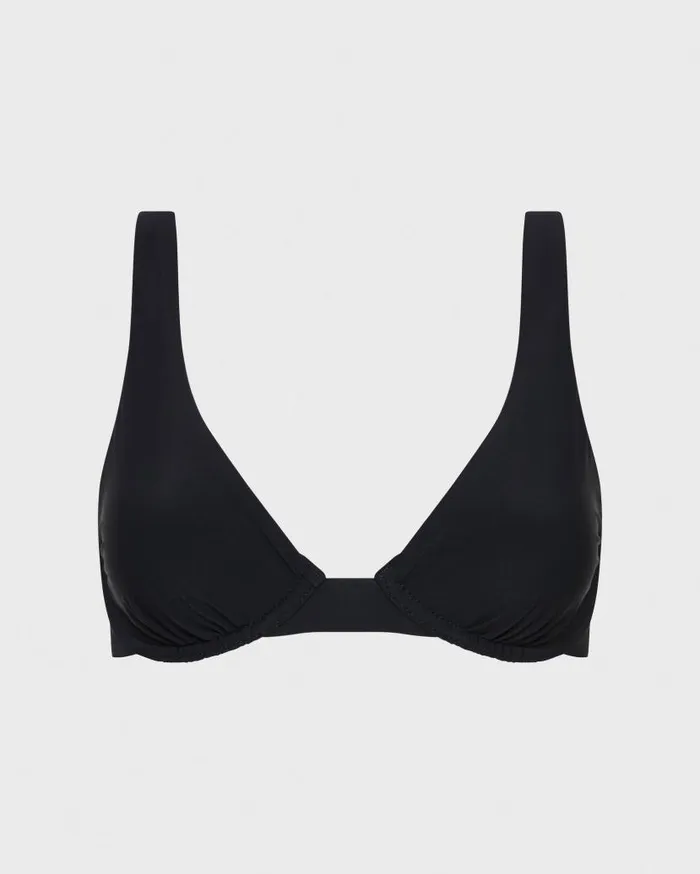 BONDI BORN Bikini Tops Pamela Bikini Top 8211 Black 8211 Women