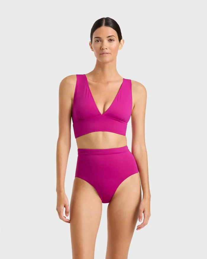 BONDI BORN Bikini Tops Vicki Bikini Top 8211 Acai 8211 Women