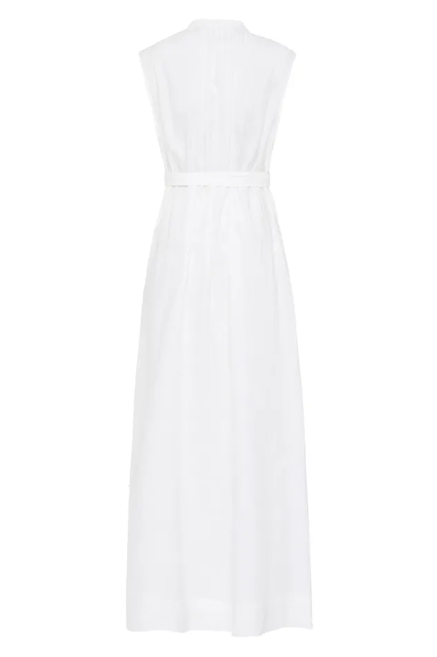 BONDI BORN Dresses Leiden Button Front Maxi Dress 8211 White 8211 Women