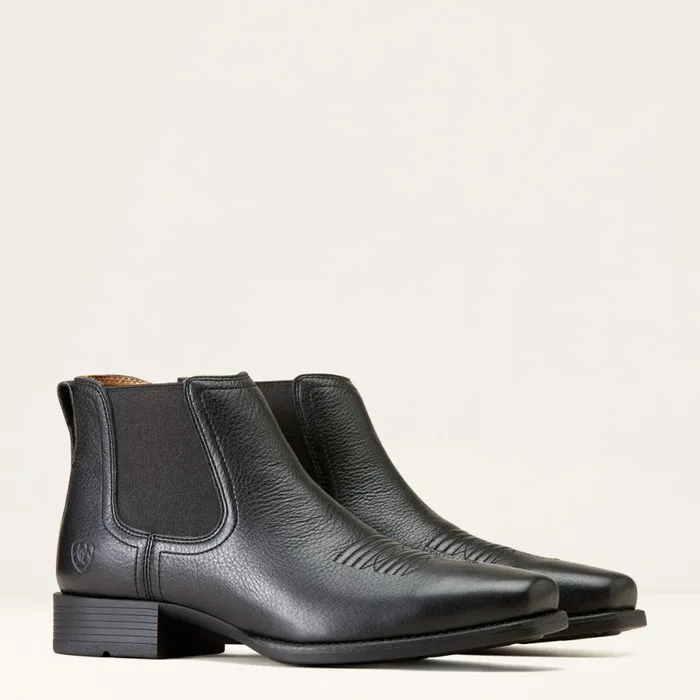 Booker Ultra Square Toe Western Boot Black Deertan Men Ariat Western Boots Booker Ultra Square Toe Western Boot Black Deertan Men Ariat Western Boots