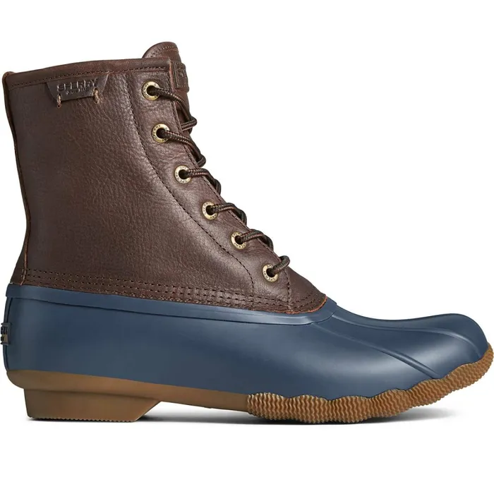 Boots Men Sperry Saltwater Duck Boot Brownnavy
