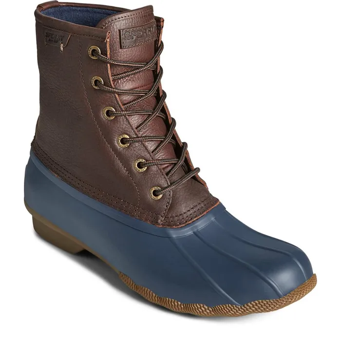 Boots Men Sperry Saltwater Duck Boot Brownnavy