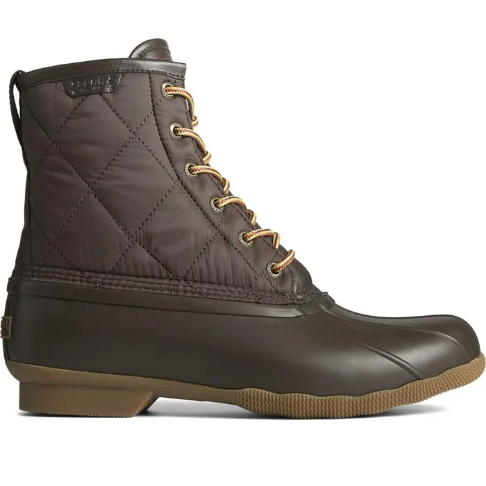 Boots Men Sperry Saltwater Nylon Duck Boot Brown