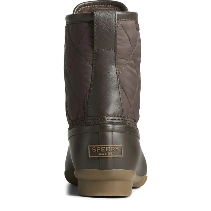 Boots Men Sperry Saltwater Nylon Duck Boot Brown Boots Men Sperry Saltwater Nylon Duck Boot Brown
