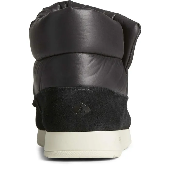 Boots Women Sperry MocSider Nylon Bootie Black Boots Women Sperry MocSider Nylon Bootie Black