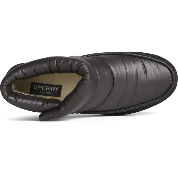 Boots Women Sperry MocSider Nylon Bootie Black Boots Women Sperry MocSider Nylon Bootie Black